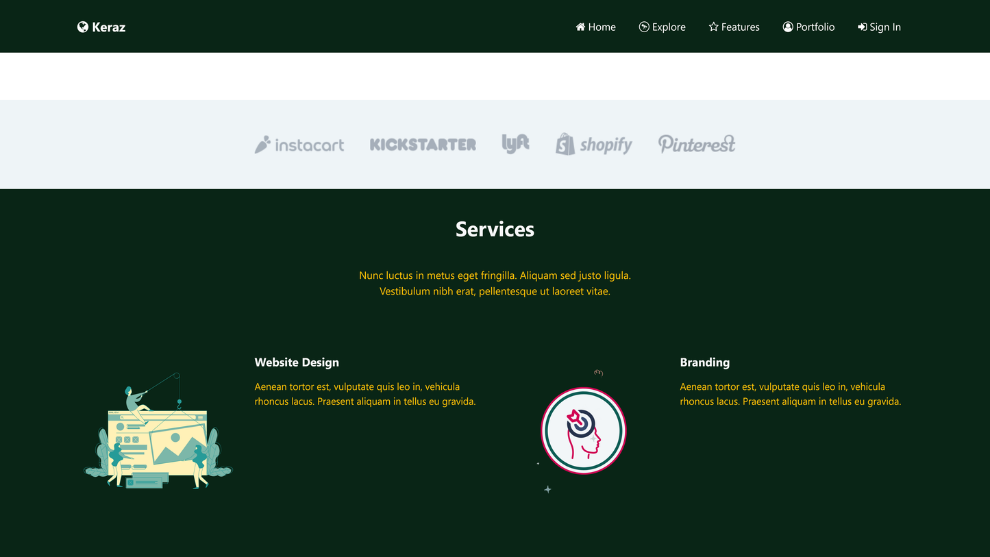 Template Situs Web Bootstrap Agensi Digital Modern dan Bergaya
